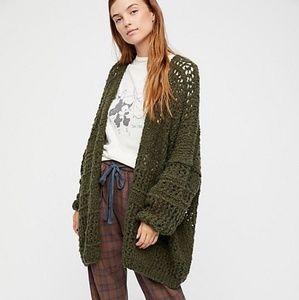 FREE PEOPLE SATURDAY MORNING CARDIGAN
